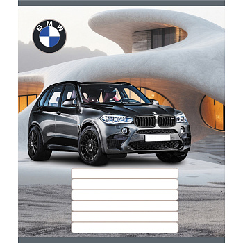 Зошит учнівський "Люкс авто" 036-580068L-1 в лінію, 36 аркушів 