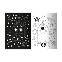 Дитяча книжечка з неоновими стікерами "Королівство монстрів" РМ-69-03