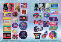 Книжка-розмальовка з наклейками. Принц Ді. Тролі 2 1271005 укр. мовою