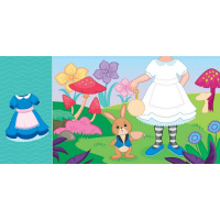 Дитяча книжка з наклейками Одягни ляльку "Крихітка Софія на маскараді" 615009