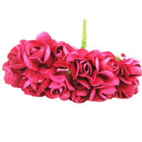 Декоративні троянди для творчості KV-730 пучок 12 штук 