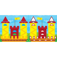 Розвиваюча книжка Наклейки-картинки "Палац" 668006, 8 сторінок