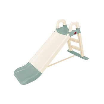 Дитяча пластикова гірка для катання 0140/18 кремово-м'ятна, 140 см