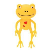 Дитяча іграшка-антистрес "Жабеня" MS 4031(Yellow) розмір 13 см, борошно