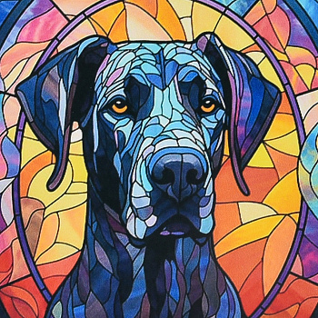 Алмазна мозаїка "Чорний погляд" DEEX16283 не повна викладка 30х30 см 