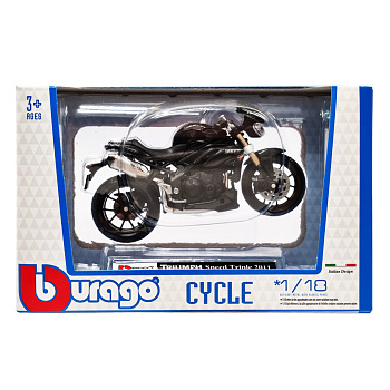 Дитяча модель Мотоцикла "TRIUMPH Speed Triple 2011" 18-51030-11 масштаб 1:18