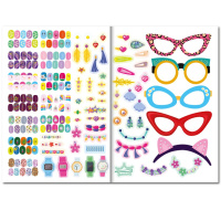 Дитяча книжка з наліпками студія краси "Nail art accesories" РМ-76-04