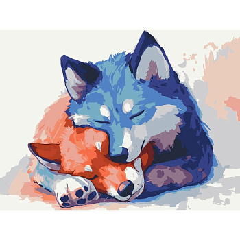 Картина за номерами "Дика ніжність" ©arttem_illustration 11710-AC 30х40 см