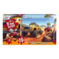 Дитячі м'які пазли "Supercars" S20-10-10, 20 елементів