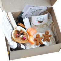 Набір для створення свічки "Merry Christmas" М SP2406 зі скляною ємністю