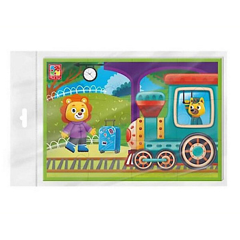 Дитячі розвиваючі м'які пазли "Потяг" VT1104-22 А5