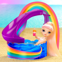 Дитячий ігровий набір із лялькою серії "Littles" - Щасливе свято в басейні Rainbow High 522249