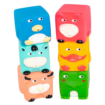 Дитячий набір для купання "Кубики-звірята" 9050_набір_з_качечкою