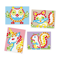 Розвиваючий набір мозаїки Quercetti 0920-Q, дошка 22х16 см 160 штук