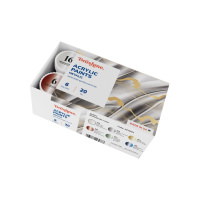 Акрилова фарба металік Набір 3001 Brushme AP3001 6 кольорів