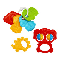 Дитячий подарунковий набір "Baby set 6 в 1" 3274TXK пірамідка, органайзер для ванни