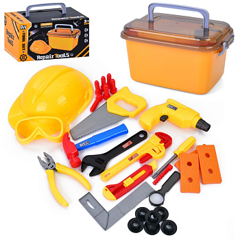 Ігровий набір інструментів "Repair Tools" H-566 каска, ящик, молоток