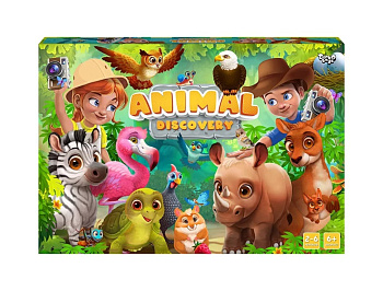 Настільна гра "Animal Discovery" Danko Toys G-AD-01-01U рус