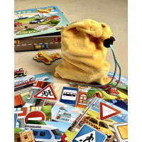 Настільна розвиваюча гра "Лото: транспорт" Ubumblebees (ПСФ082) PSF082, 52 фігурні фішки