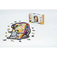 Фігурний дерев'яний пазл A4 Антарктичний пінгвін PuzA4-00756, 78 деталей