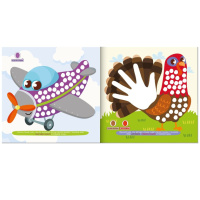 Дитяча розвиваюча розмальовка "Малюємо пальчиками та долоньками" РМ-72-3