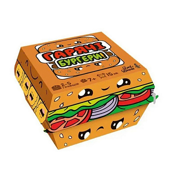 Настільна карткова гра "Гарячі Бургери" LOB2319UA (MIXBUR01UA)