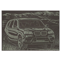 Гравюра А5 "Джип" ГрА5з-11 економ варіант у пакеті 21 х 14,8 см