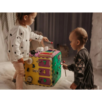 Розвиваюча іграшка Бізікуб Temple Group TG200123 30х30х30смРізнокольоровий