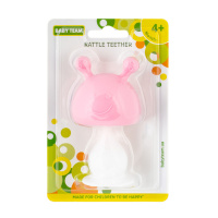 Прорізувач-брязкальце "Веселунчик" 4037_рожевий