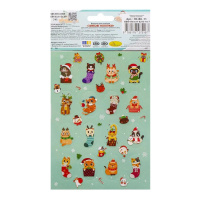 Дитячий набір зимових наліпок НС-В6-11-3 2 аркуші, 28 наліпок