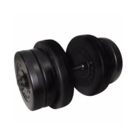 Гантель складальна композитна в пластиковій оболонці Rock pro 20,5 кг NE-PL-G-020