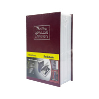Сейф-книга з ключем для зберігання KBS-801(Bordo) мала, 18х11,5х5,5 см