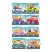 Дитяча магнітна гра "Автомобільна подорож" 200253, 8 елементів