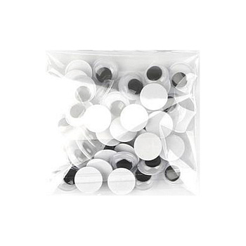 Творчій набір для аплікацій "Очі" ЕД-529, 15 мм, 10 грам, 67 штук