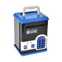 Дитяча скарбничка-сейф WF-3015H(Blue) музика, світло, пароль, імітація відбитка