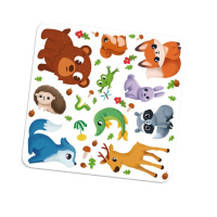 Набір для творчості "Лісові мешканці" VT4206-49, 12 наліпок на планшетці