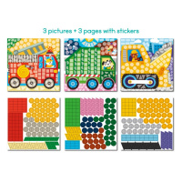 Дитячий набір для творчості мозаїка "Транспорт" 300899 зі стікерами