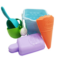 Набір для пісочниці HG-153 відерце, лопатка, лійка, формочки 2 шт