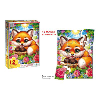 Дитяча гра-пазл "Лисеня" Енергія Плюс 188366, 12 елементів