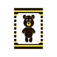 Контрастна книга для немовляти Мі-мі-книжка 755005 картон