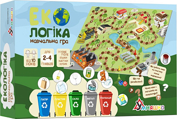 Дитяча настільна навчальна гра "Екологіка"(1319-UM) укр. мовою
