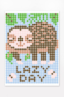 Картина за номерами стікерами в тубусі "Лінивий" 1200 стікерів. 1821, 33х48 см