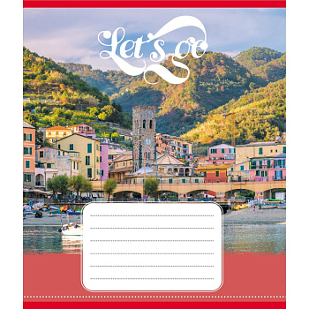 Зошит учнівський "Гоу" 036-580075L-4 в лінію, 36 аркушів 