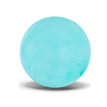 Дитячий гумовий м'яч PB25119(Turquoise) бірюзовий, 22 см, 70 грам