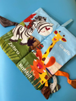 Розвиваюча книжка-шуршалка 668-230(Wild animal) англійські слова