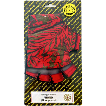 Ігрові рукавички "FROND" GLO-Fr принт Папороть, із STANDOFF 2