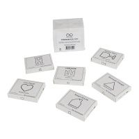 Набір дерев'яних головоломок "Wooden mini puzzle set #2" set2en 6 штук