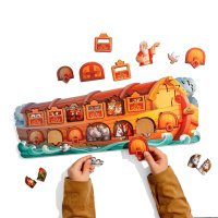 Розвиваючий пазл-вкладиш "Ноїв ковчег" PSD275 з фоном