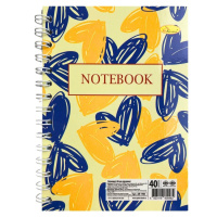 Блокнот А6 "Патріотичний" АП-1903-4, 40 аркушів, пружина збоку