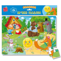 Розвиваючі м'які пазли "Колобок" VT1102-27 A4, 35 деталей